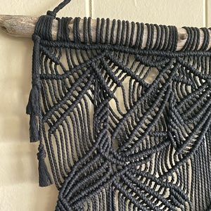 Black macramé
